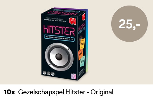 10 x Gezelschapspel Hitster - Original t.w.v. €25