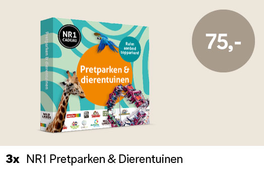 3 x NR1 Pretparken & Dierentuinen t.w.v. €75